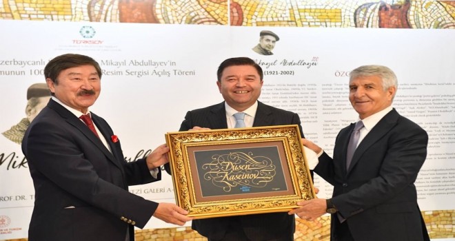 BAŞKAN ALİ KILIÇ AZERİ BAKAN ANAR KERİMOV 'U AĞIRLADI