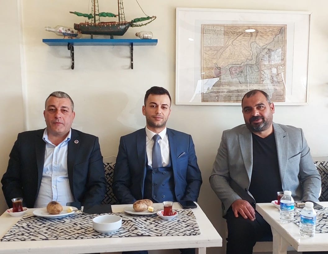 DAŞTAN ÇELEBİ BASIN MENSUPLARIYLA BULUŞTU