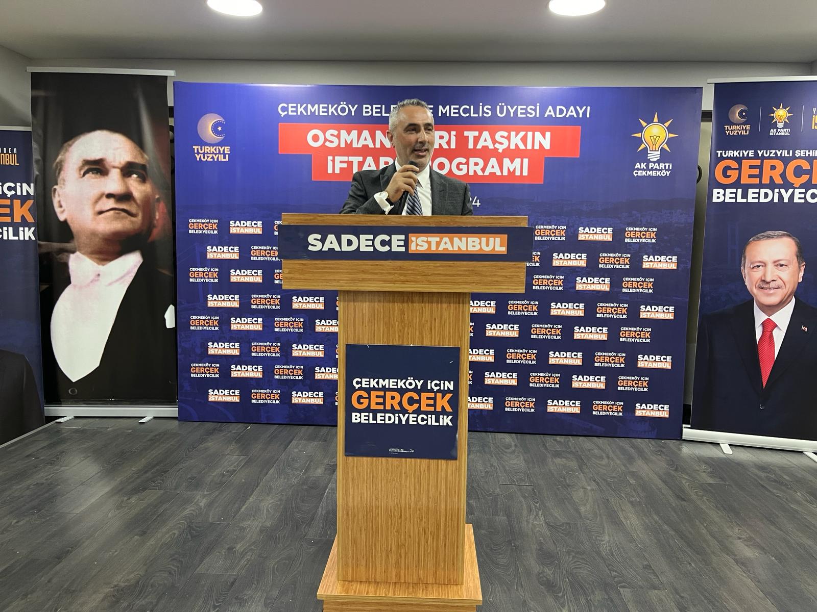 OSMAN NURİ TAŞKIN'IN AİLE İFTARINA BÜYÜK İLGİ