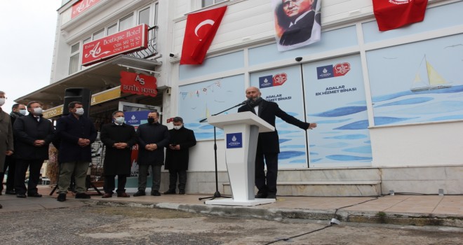 İBB DEN ADALAR'A EK HİZMET BİNASI
