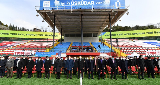 YENİLENEN BEYLERBEYİ STADI TÖRENLE AÇILDI