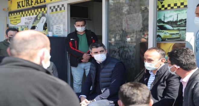 KARTAL BELEDİYE BAŞKANI YÜKSEL'DEN TAKSİCİLERE ZİYARET