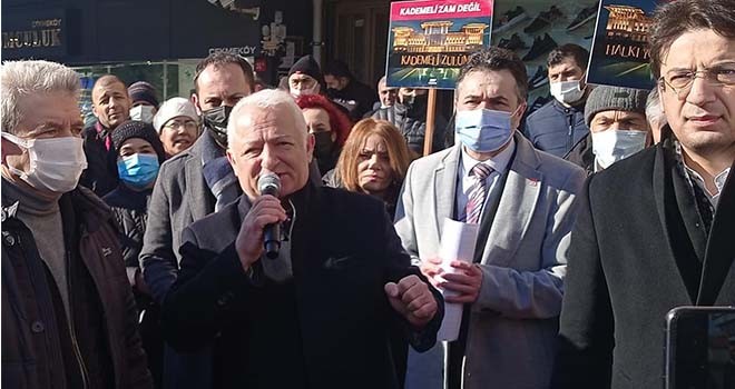 CHP ÇEKMEKÖY ELEKTRİK ZAMMINA TEPKİ GÖSTERDİ