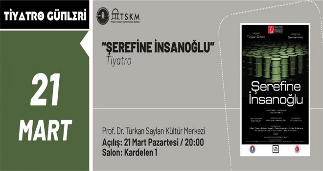 MALTEPE'DE TİYATRO GÜNLERİ, SAVAŞ KARŞITI OYUNLA BAŞLAYACAK MALTEPE'DE TİYATRO GÜNLERİ, SAVAŞ KARŞITI OYUNLA BAŞLAYACAK