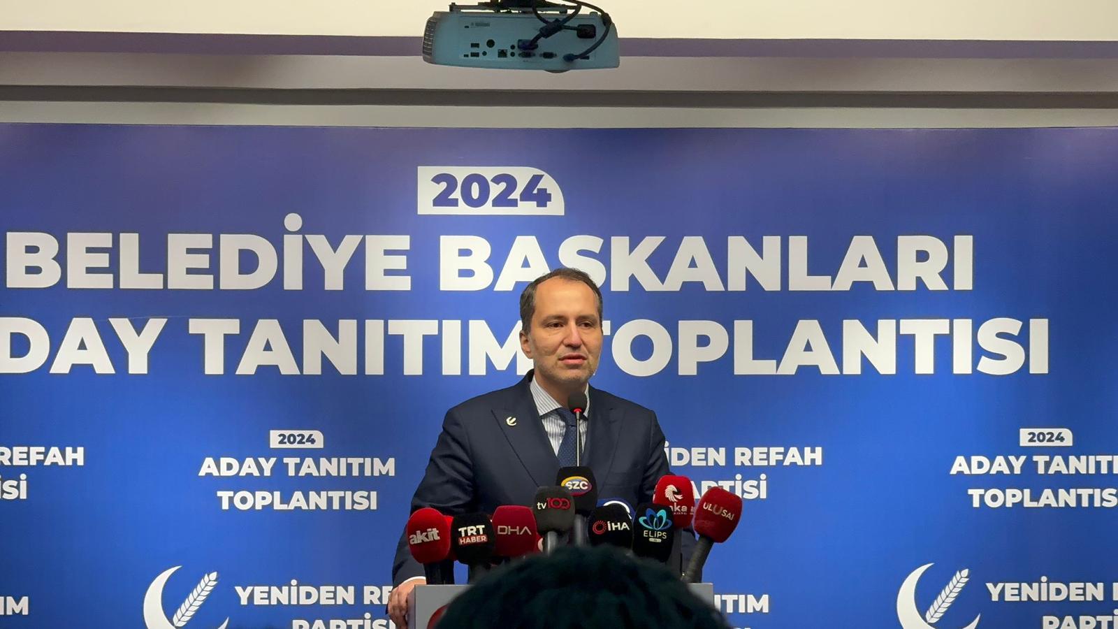 YENİDEN REFAH PARTİSİ, 49 BAŞKAN ADAYINI TANITTI