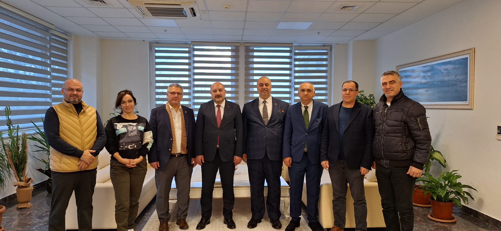 GAZETECİLERDEN KAYMAKAM EDİP ÇAKICI'YA ZİYARET