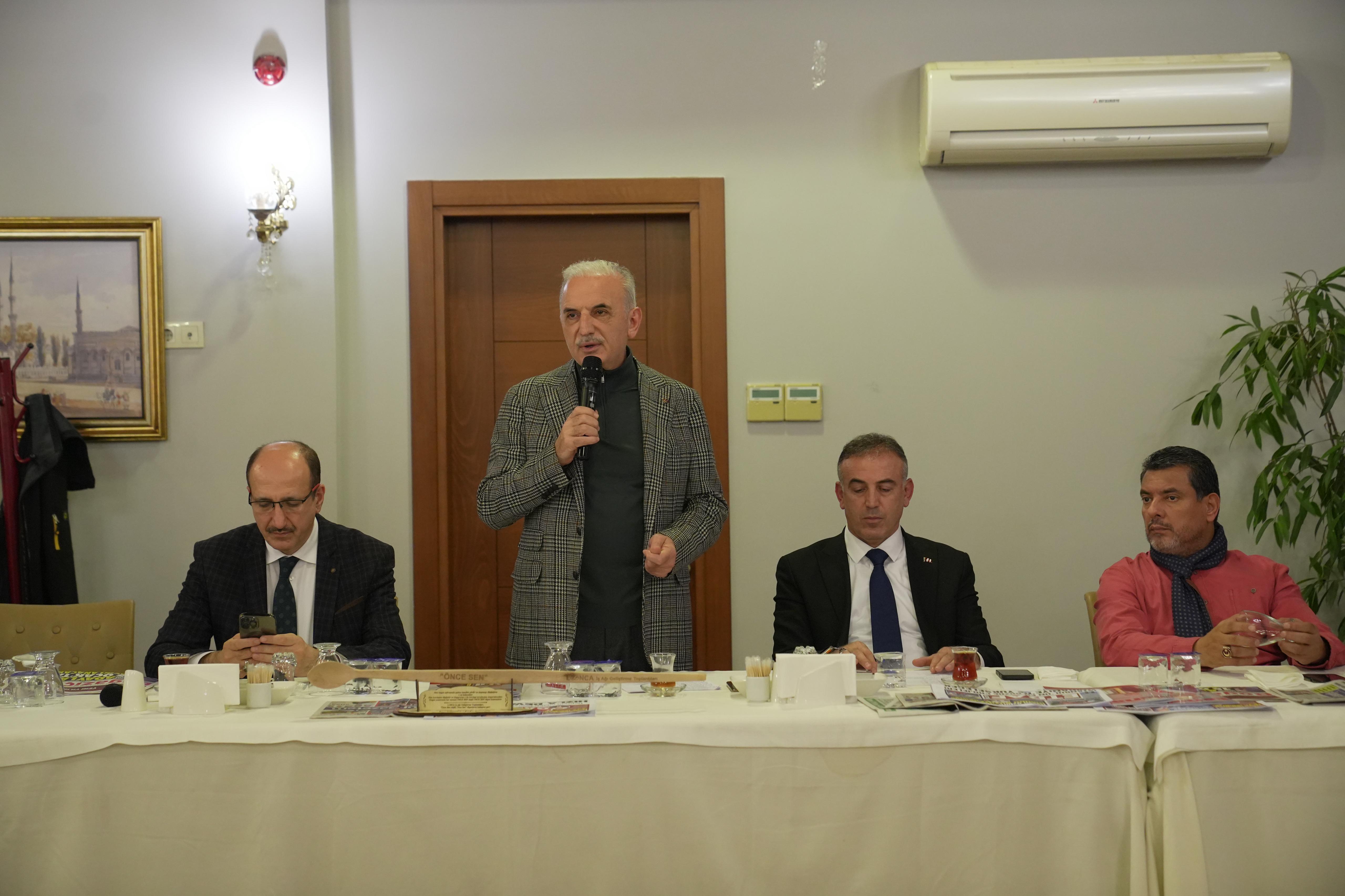 BAŞKAN İSMET YILDIRIM BASIN MENSUPLARIYLA BİR ARAYA GELDİ