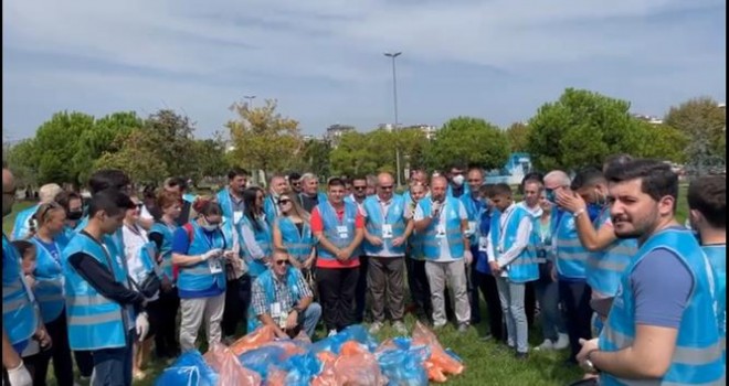 ÇEVRE TEMİZLİĞİNE DEVA OLDULAR