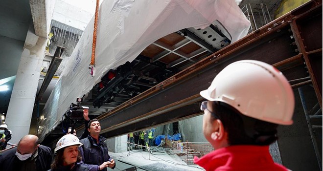 RUMELİHİSARÜSTÜ - AŞİYAN FÜNİKÜLER TRENİ RAYLARLA BULUŞTU