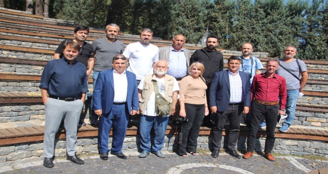 ABDULLAH CİVELEK BASIN MENSUPLARIYLA BULUŞTU