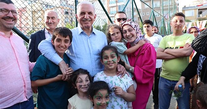 ÜMRANİYE KUMRU PARKI'NDA BEŞ ÇAYI BULUŞMASI